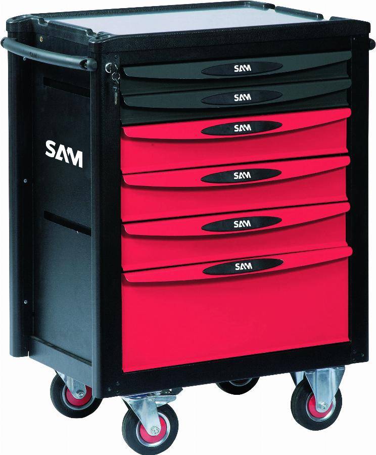 Servante Servi 640 + 200 outils maintenance indus. SAM OUTILLAGE modules mousse - CPP-200M - Imagen 1
