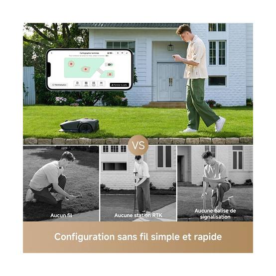 MOVA 600 Tondeuse Robot UltraView™, Cartographie 600 m², Évitement Intelligent, Multi-Zones, Contrôle via App - Image 6