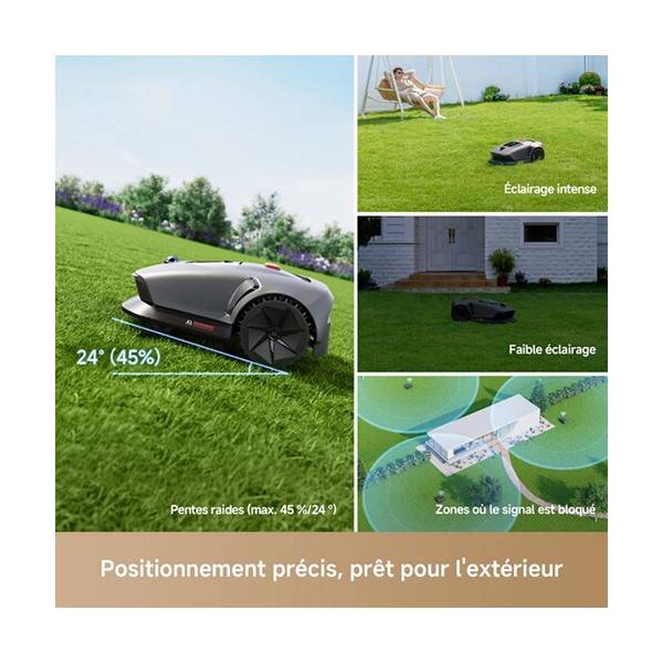 MOVA 600 Tondeuse Robot UltraView™, Cartographie 600 m², Évitement Intelligent, Multi-Zones, Contrôle via App - Image 7