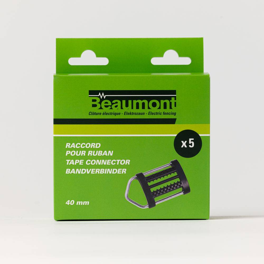 Beaumont - 5 Raccords pour ruban 40 mm BEAUMONT - Imagen 2