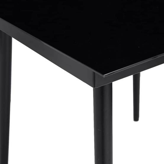Salon de Jardin 2 Personnes Résine Tressée Table Verre pour Repas Extérieur Marron – ComfortXL Outdoor Living - Image 9