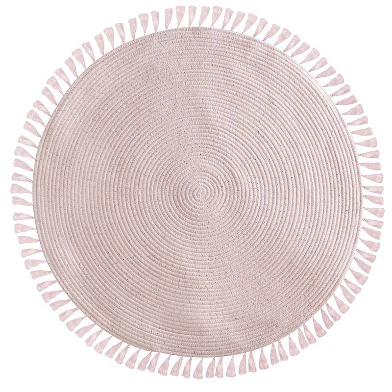 Atmosphera - Tapis rose D90 à franges Atmosphera - Imagen 1