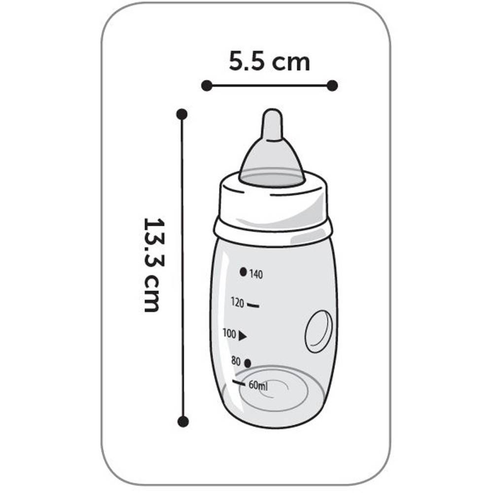 Flamingo - biberon 140 ml avec accessoire AKELA  pour chien ou chat - Imagen 2