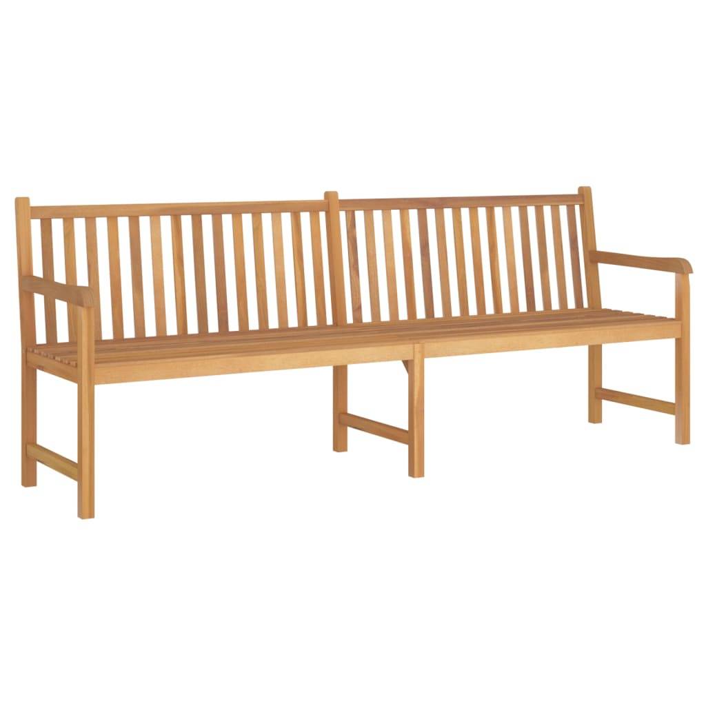 ComfortXL - Grand banc de jardin bois teck massif aménagement maison campagne 228 cm brun - ComfortXL Outdoor Living - Image 1