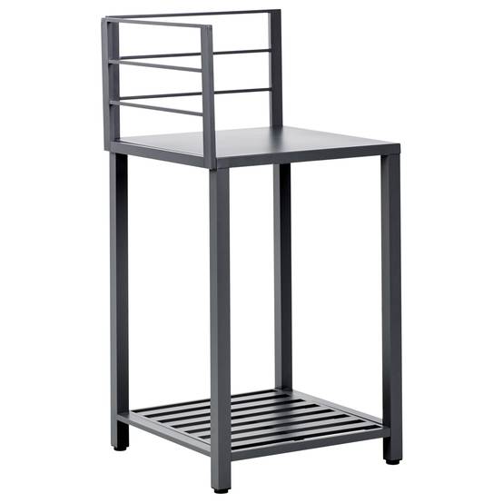 Beliani - Cuisine de jardin Aluminium Gris graphite VIGGIANO - 90x60x125- Beliani - Image 4