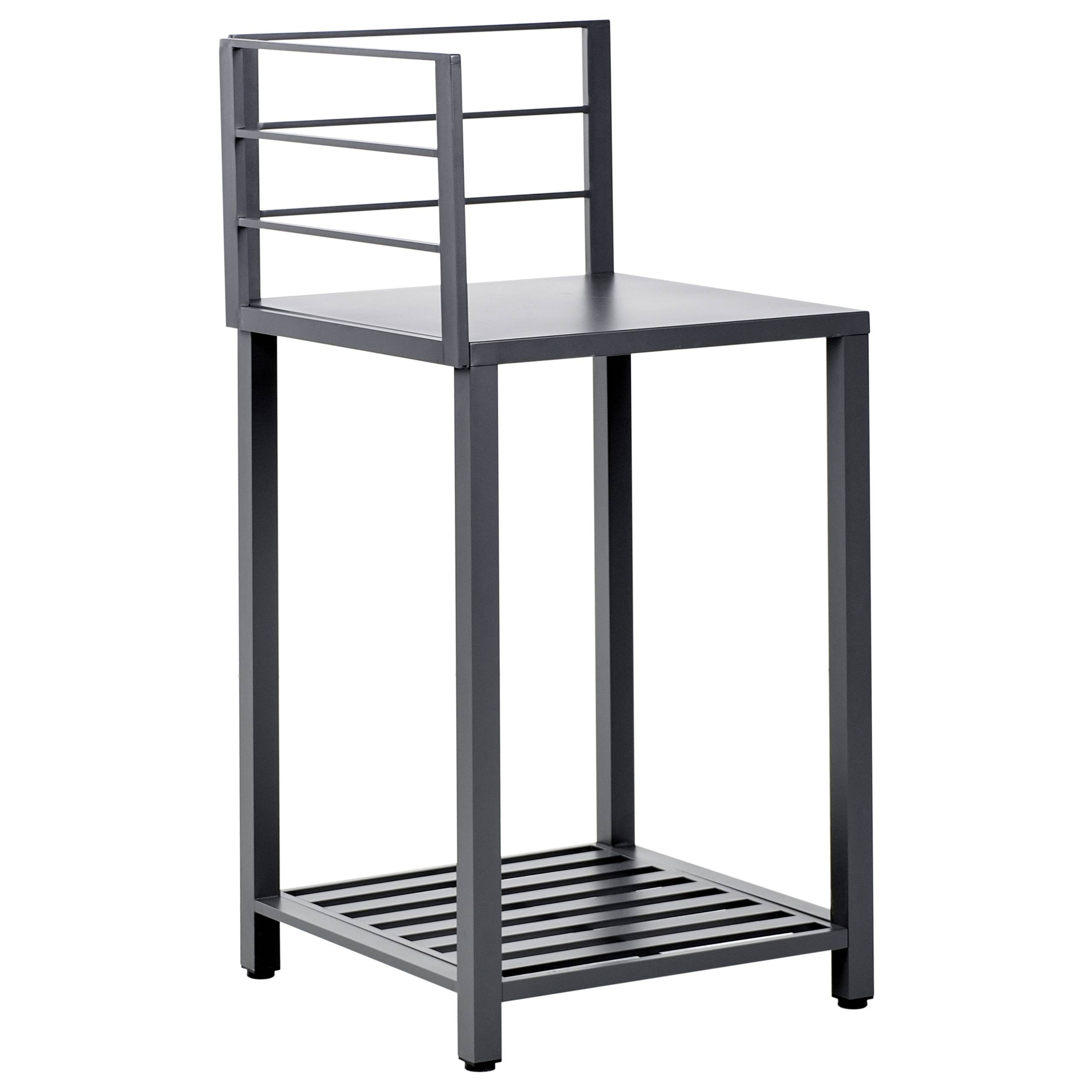 Beliani - Cuisine de jardin Aluminium Gris graphite VIGGIANO - 90x60x125- Beliani - Image 4