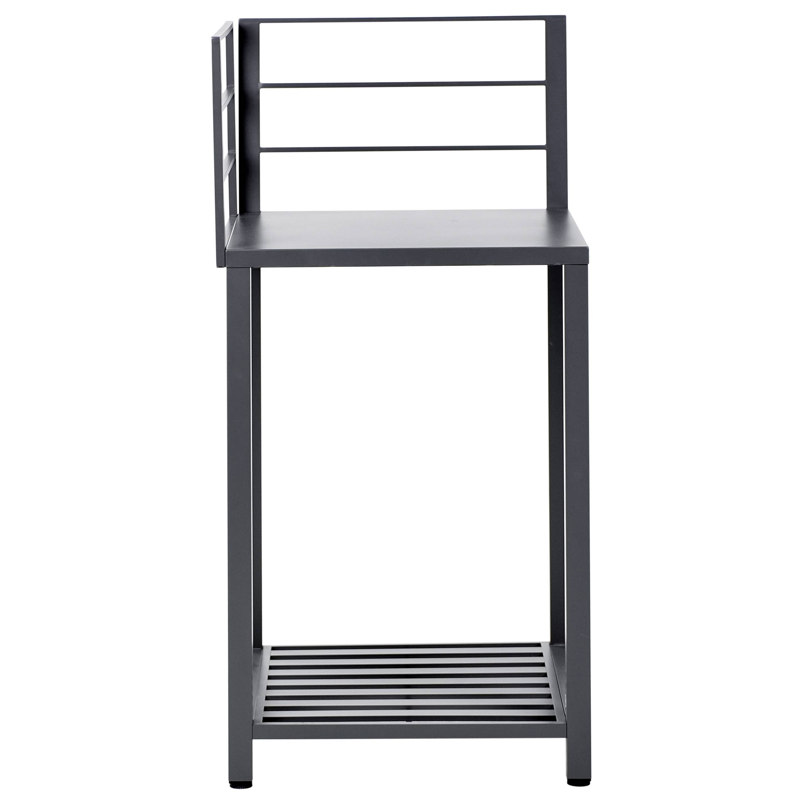 Beliani - Cuisine de jardin Aluminium Gris graphite VIGGIANO - 90x60x125- Beliani - Image 5