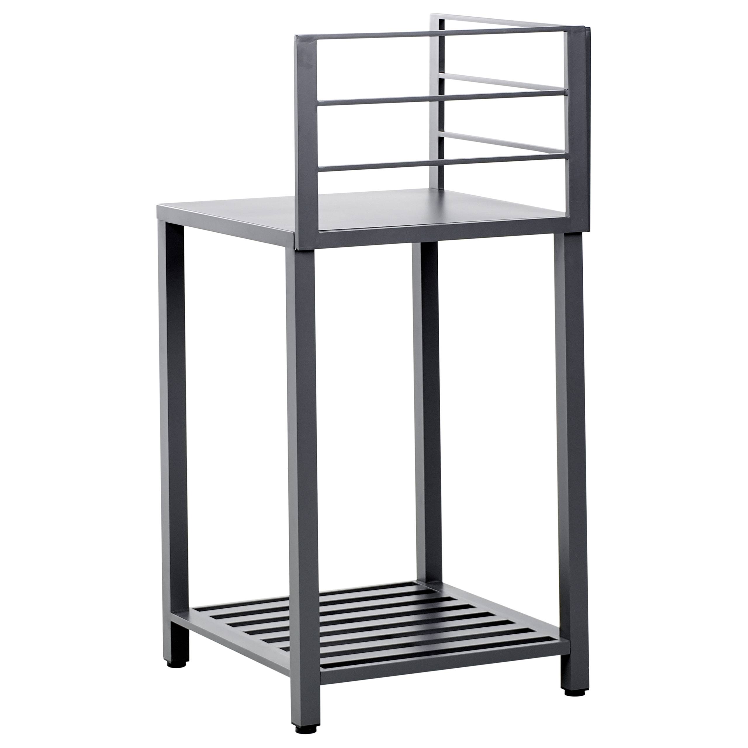 Beliani - Cuisine de jardin Aluminium Gris graphite VIGGIANO - 90x60x125- Beliani - Image 6