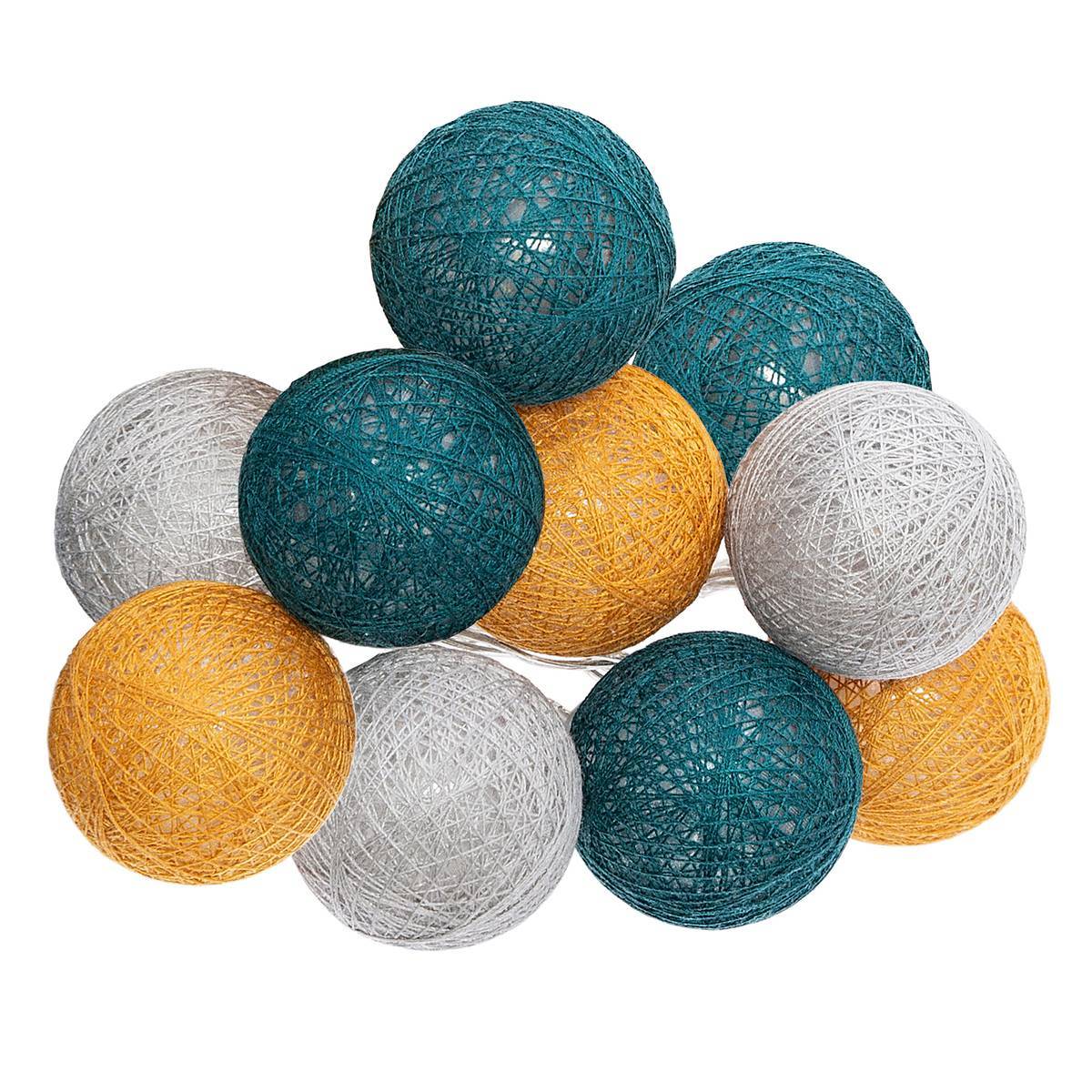 Atmosphera - Guirlande LED à piles 10 boules - Atmosphera Créateur d'intérieur - Image 3