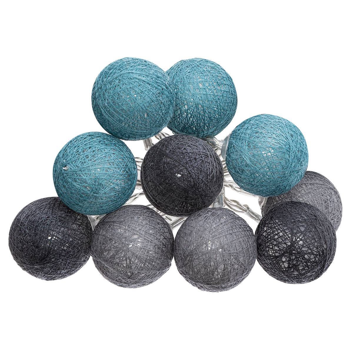 Atmosphera - Guirlande LED à piles 10 boules - Atmosphera Créateur d'intérieur - Image 2