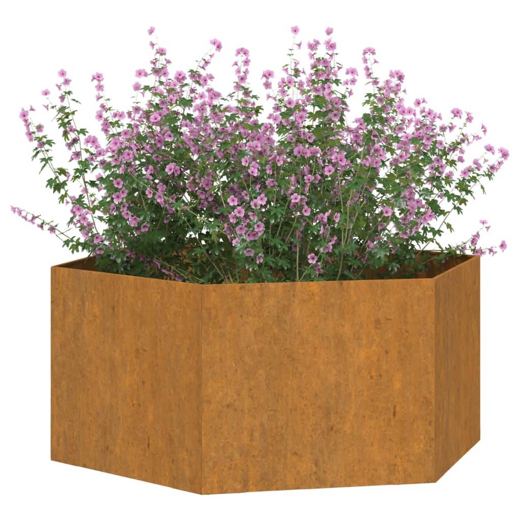 ComfortXL - Grand carré potager en Acier Corten pour Jardin 90x90x45 cm – ComfortXL Outdoor Living - Image 3
