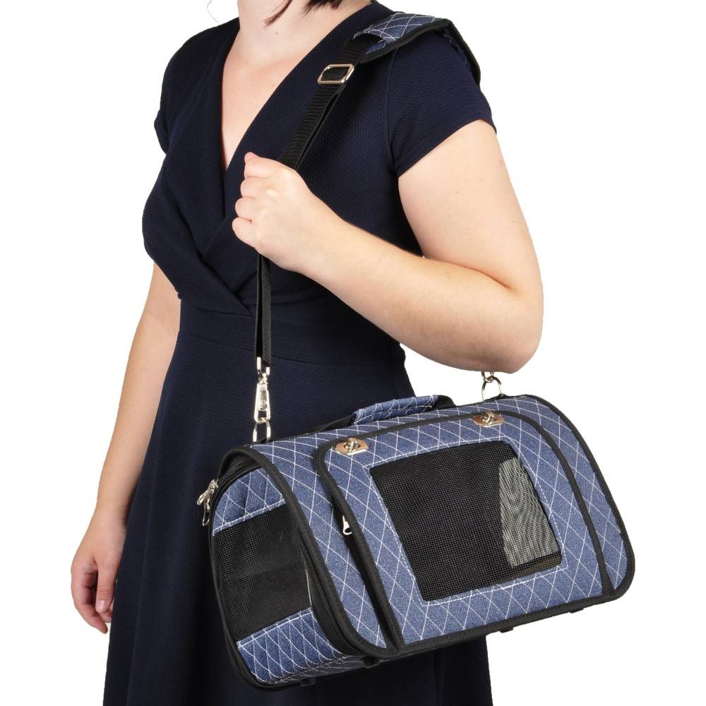 Sac de transport Audrey, 36 x 21 x 23 cm, pour petit chat ou chien. max 5 kg - Imagen 3