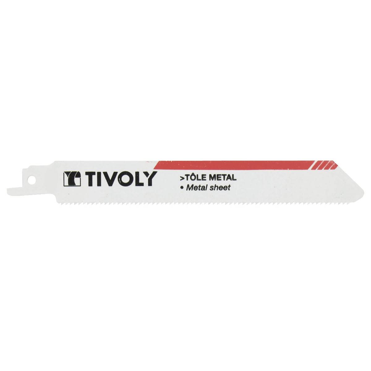 Tivoly - Lame de scie sabre Tôle et Métaux HSS L150mm coupe tubes, plaques jusqu'à 10cm épaisseur TIVOLY - Imagen 1