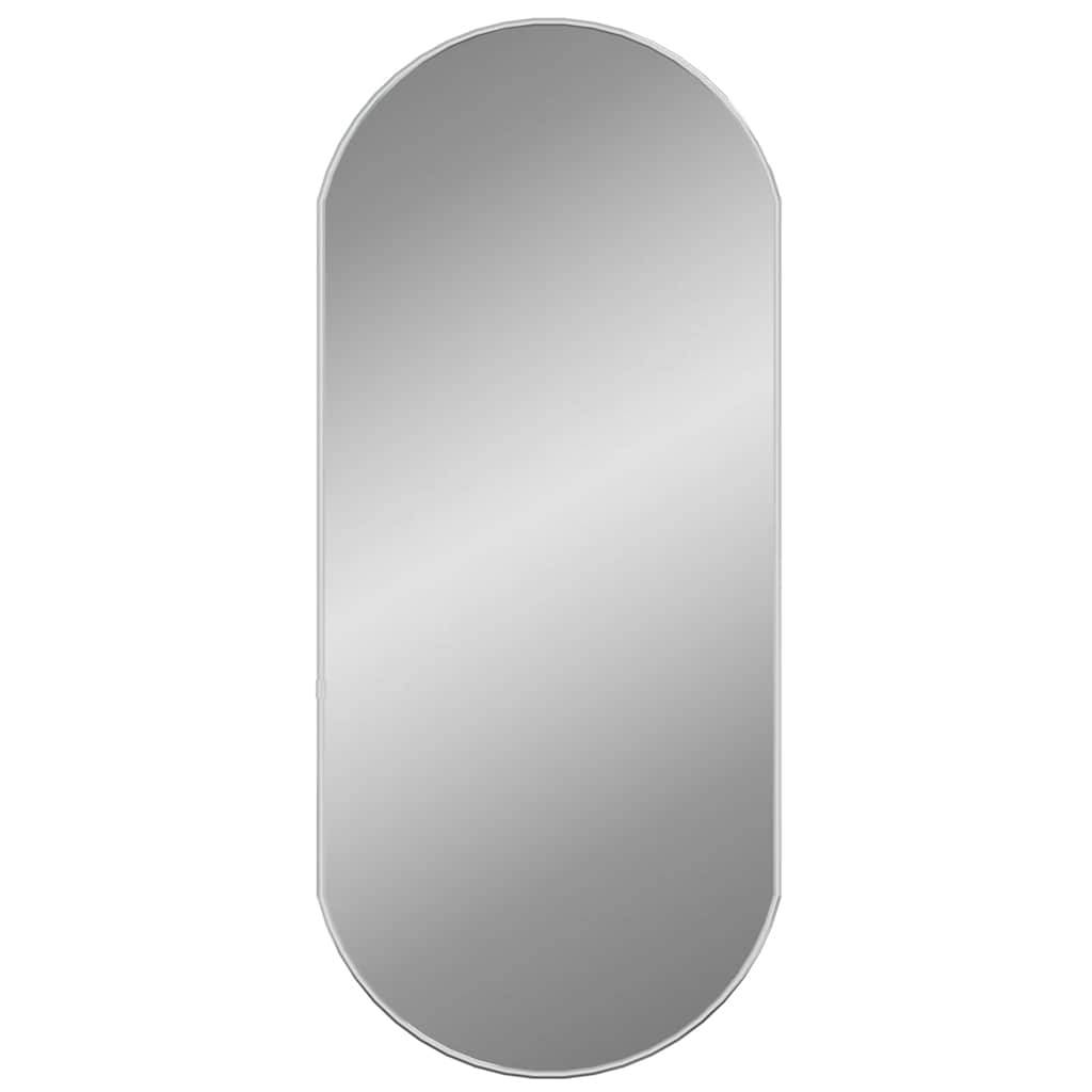 Maison Chic - Miroir mural Argenté 80x35 cm Ovale Maison Chic - Image 1