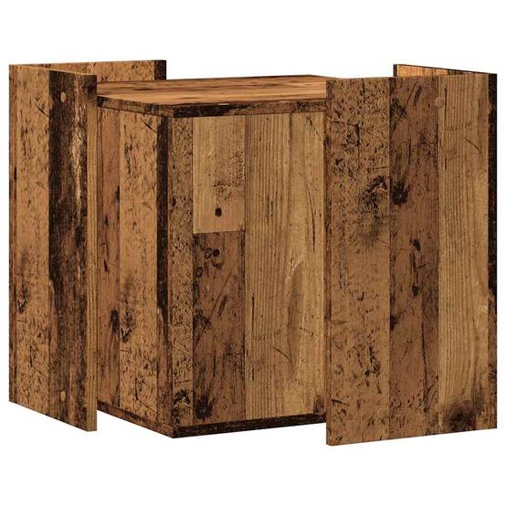 Chatiere bois marron 53 x 53 x 51 cm - Prolenta premium p344.2 - Image 5
