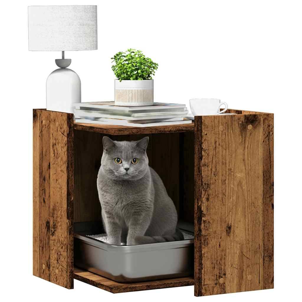 Chatiere bois marron  53 x 53 x 51 cm  - Prolenta premium p344.2 - Image 3