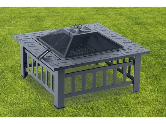 Brasero Avec Couvercle Anti Braise "flaméo" - Noir -habitat Et Jardin - Image 2