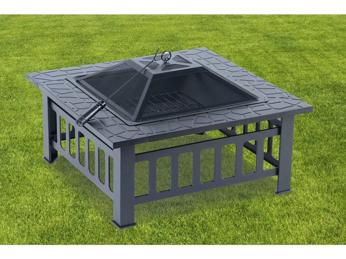 Brasero Avec Couvercle Anti Braise "flaméo" - Noir -habitat Et Jardin - Image 2