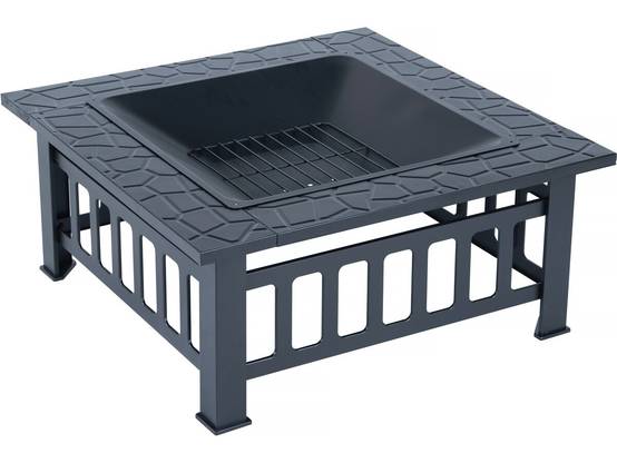 Brasero Avec Couvercle Anti Braise "flaméo" - Noir -habitat Et Jardin - Image 3
