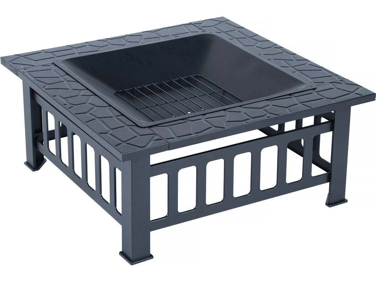 Brasero Avec Couvercle Anti Braise "flaméo" - Noir -habitat Et Jardin - Image 3
