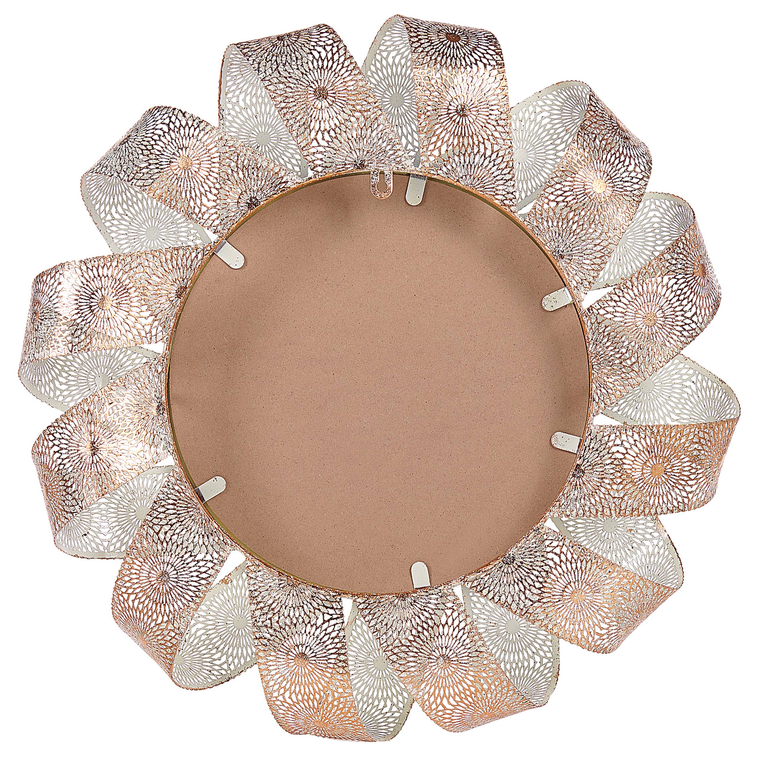Beliani - Miroir Métal Blanc MANGALORE - 54x4x54- Beliani - Image 4