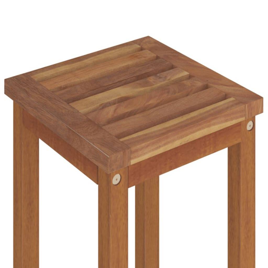 Vidaxl - Ensemble de bar de jardin 3 pcs Bois d'acacia solide vidaXL 3116008 - Imagen 5