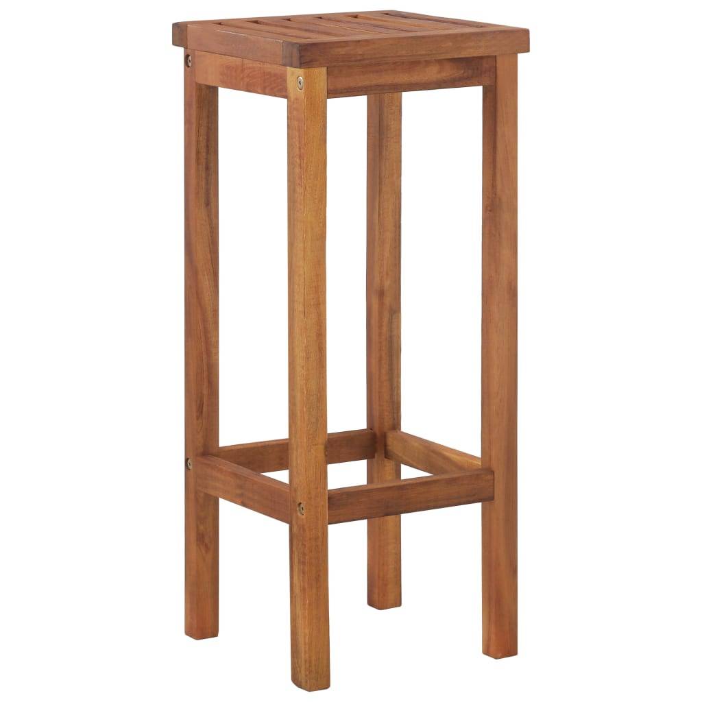 Vidaxl - Ensemble de bar de jardin 3 pcs Bois d'acacia solide vidaXL 3116008 - Imagen 8