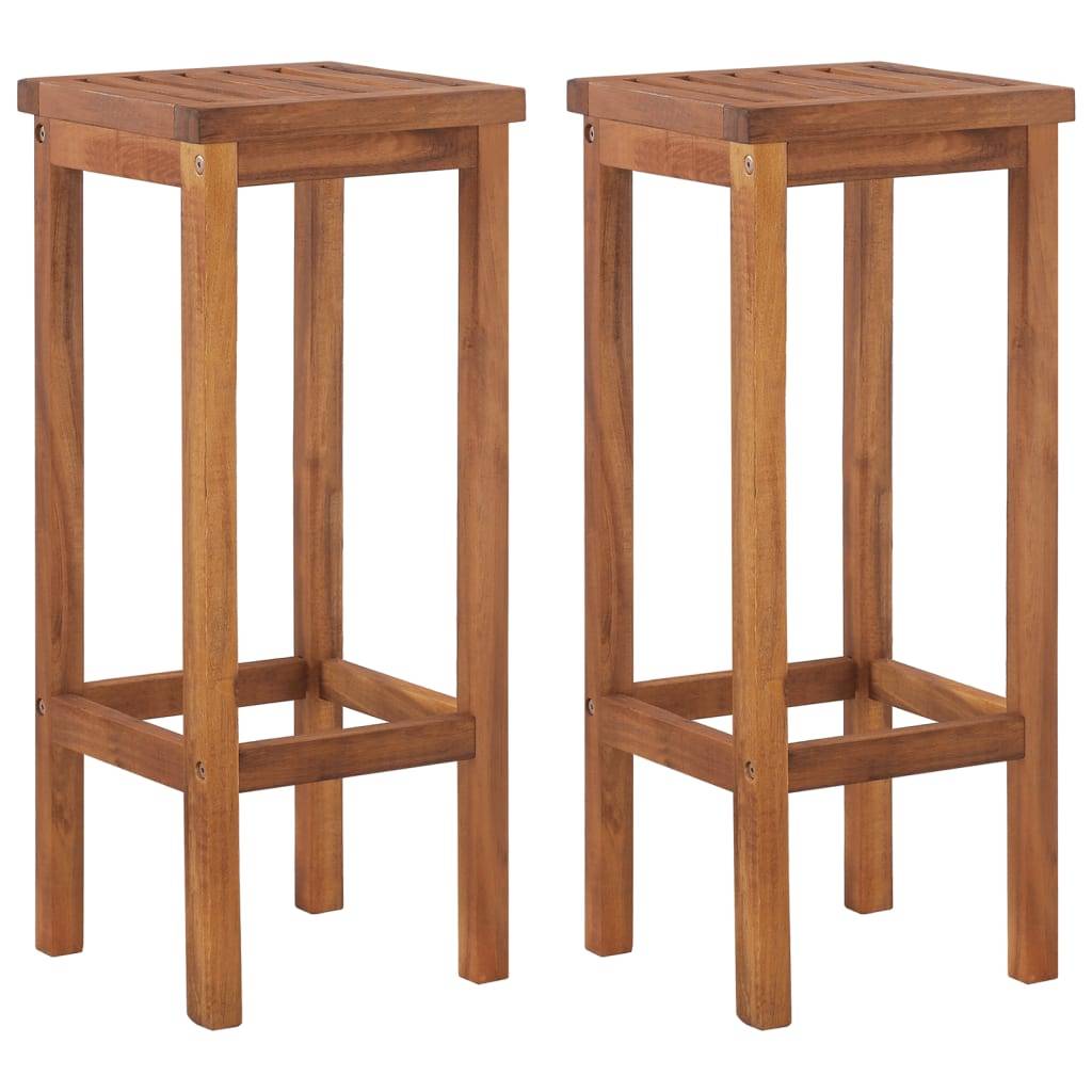 Vidaxl - Ensemble de bar de jardin 3 pcs Bois d'acacia solide vidaXL 3116008 - Imagen 10