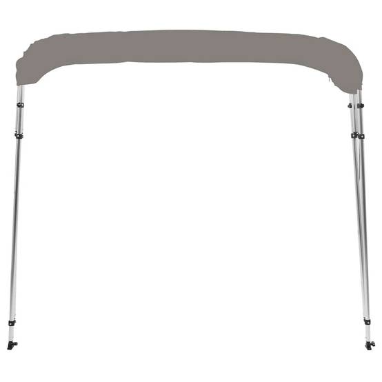 Store banne | Auvent bimini à 4 arceaux gris 243x210x137 cm Maison Chic - Image 4