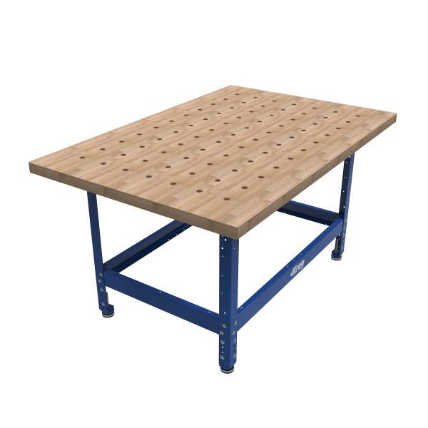 Banc universel avec plateau en bois dur 813 mm x 1219 mm avec trous pour plateau perforés - KREG - UBENCH-4832