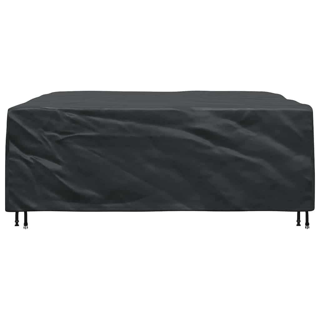 ComfortXL - Bâche de protection carrée Tissu Oxford 420D Anti-UV pour Grand Salon de Jardin Noir 200x200x90 cm – ComfortXL Outdoor Living - Image 7