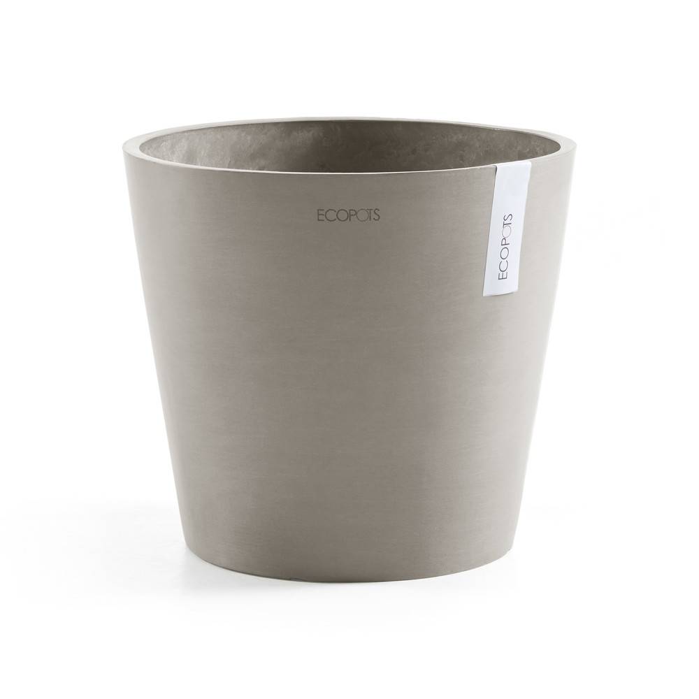 Ecopots - Pot Rond Amsterdam 25 Taupe - Ø 25,4 x H. 24,5 cm - 9,7 L ECOPOTS - Imagen 1