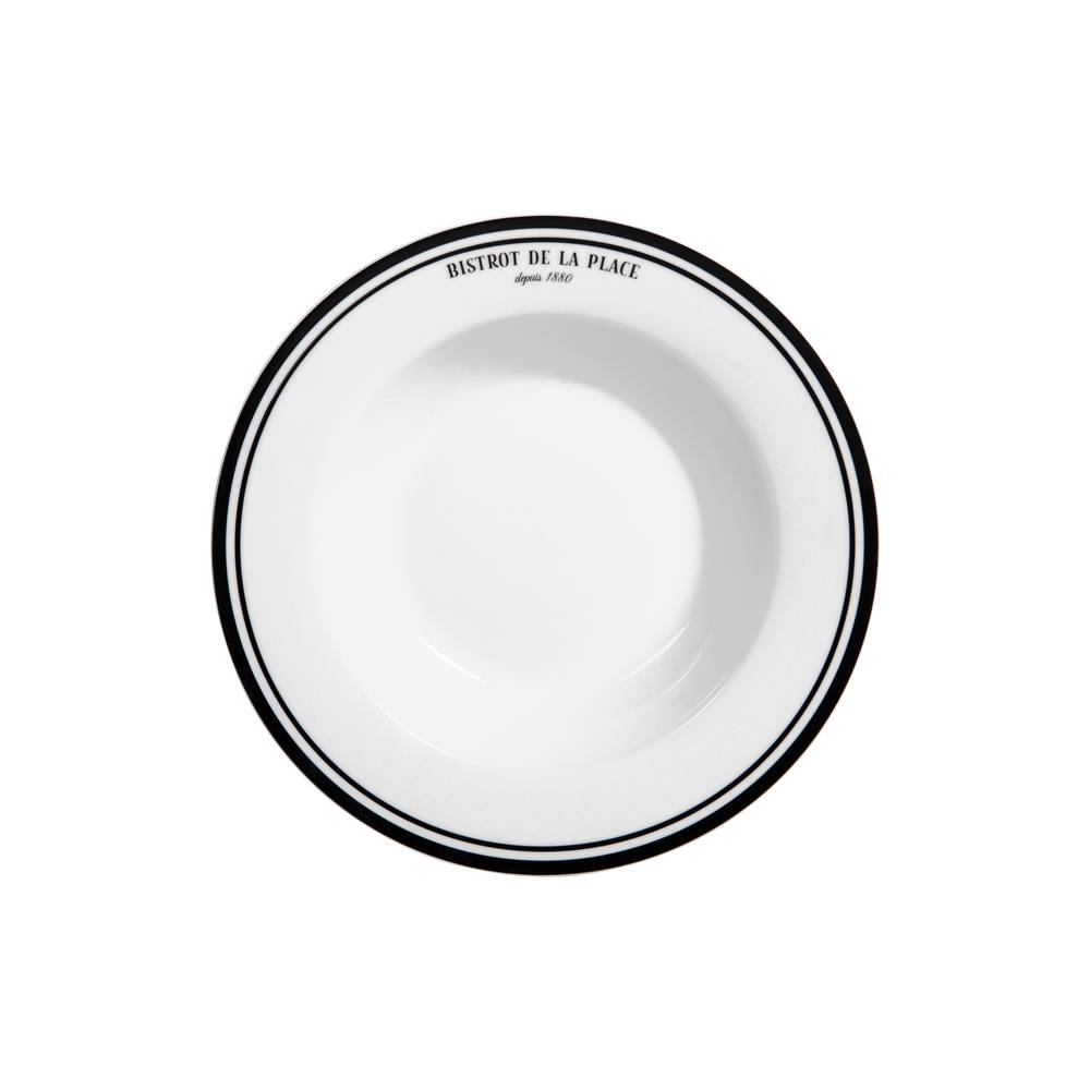 Assiette creuse Bistrot 22 cm (lot de 6) - Image 1