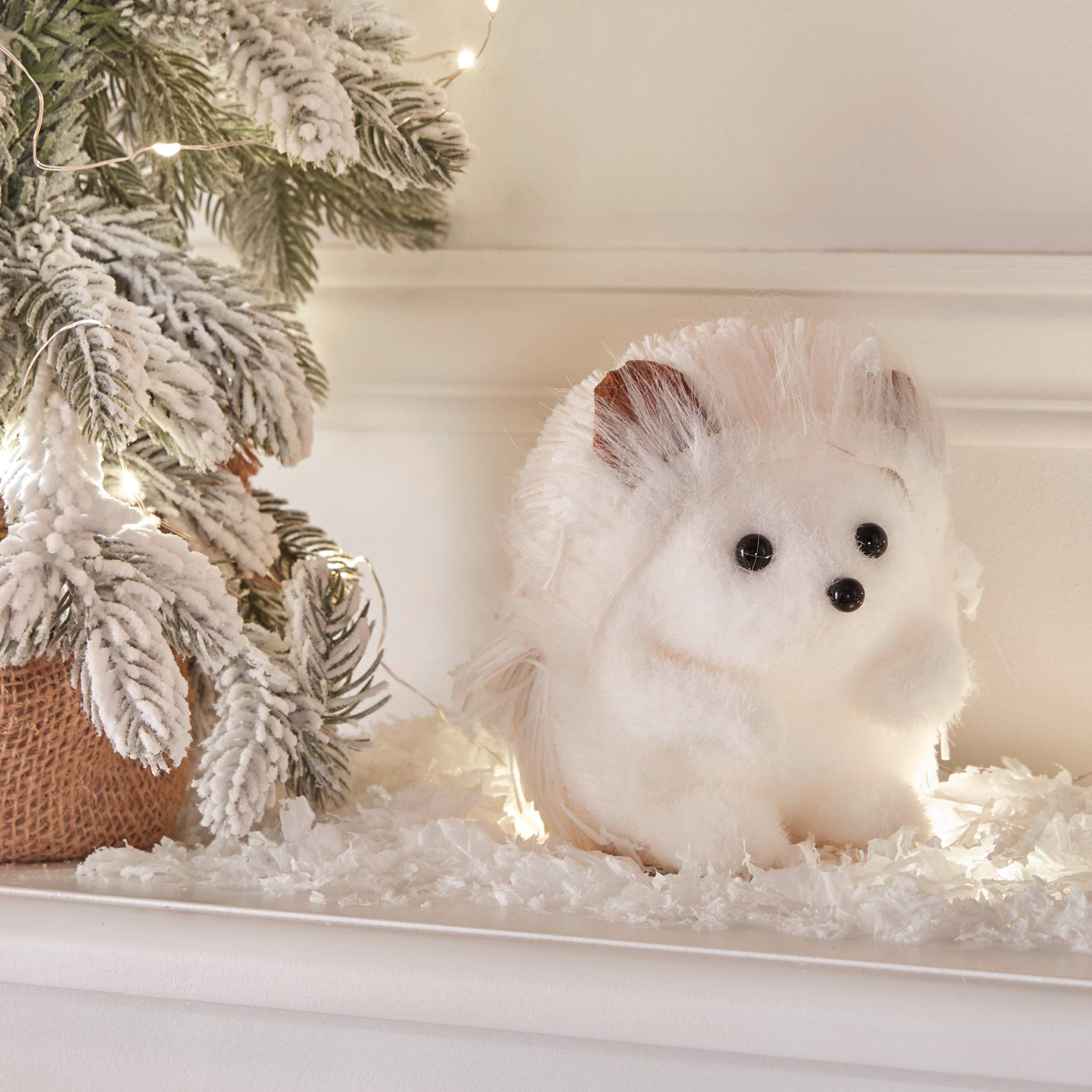 Fééric Lights & Christmas - Décoration Peluche en Fourrure - Atmosphera Créateur d'intérieur - Image 1