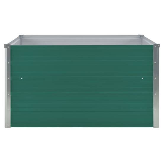 Vidaxl - Jardinière 100 x 100 x 45 cm Acier galvanisé Vert vidaXL 47025 - Image 7