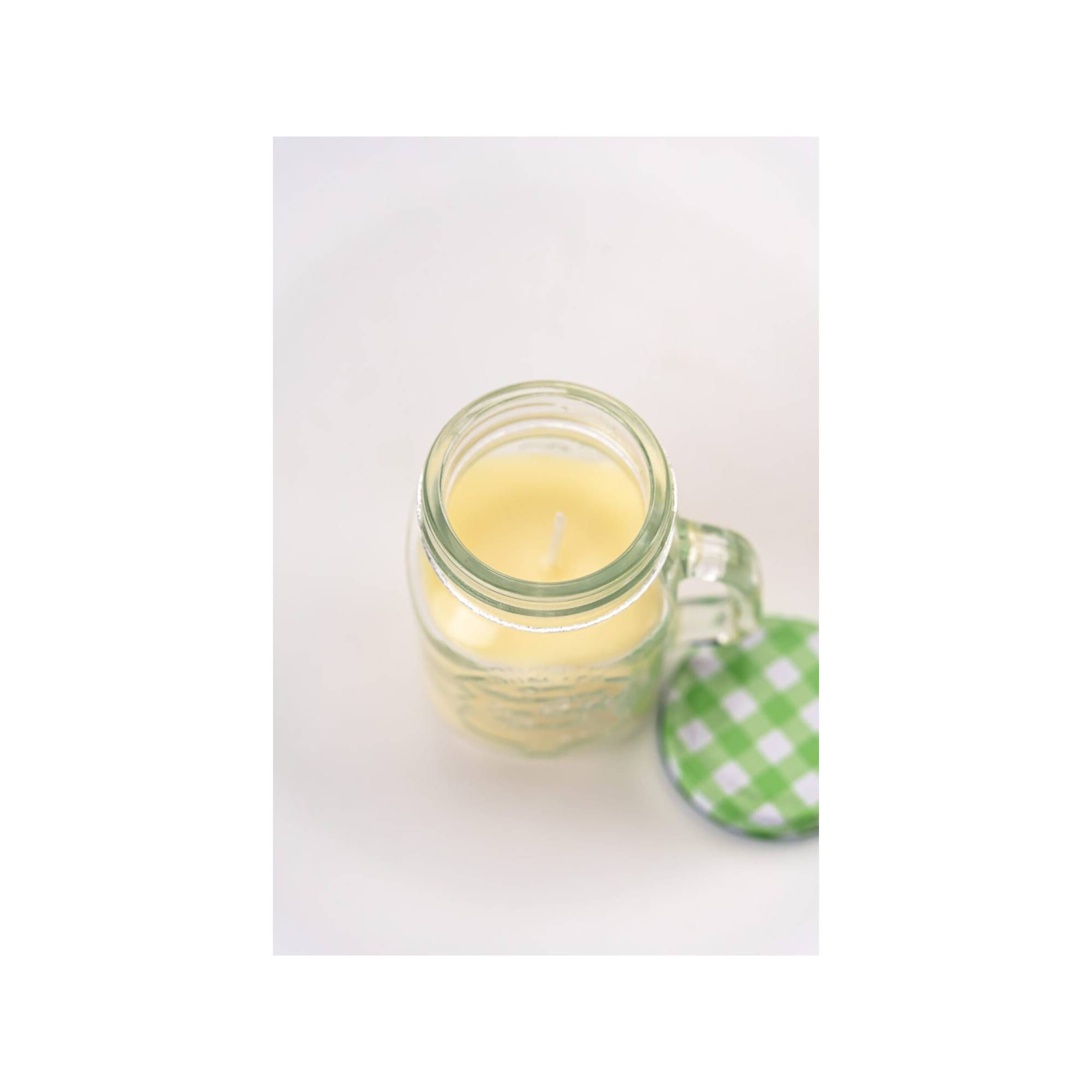 Sans Marque - Lot de 4 bougies citronnelle d'extérieure - Contre les moustiques - A la cire de soja - 7 x 8,5 cm - Imagen 5