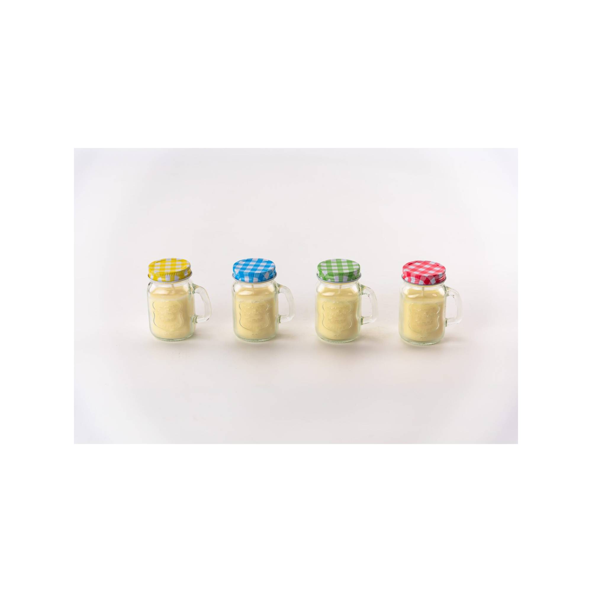 Sans Marque - Lot de 4 bougies citronnelle d'extérieure - Contre les moustiques - A la cire de soja - 7 x 8,5 cm - Imagen 1