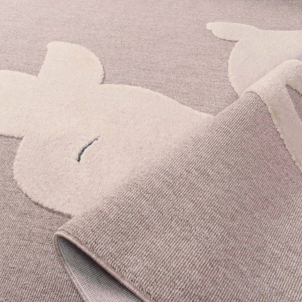 Jardindeco - Tapis intérieur en polyester Fantine biche 170 x 120 cm - Imagen 2