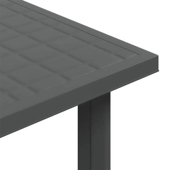 ComfortXL - Table de Jardin Anthracite 80x75 cm avec Trou Central pour Parasol, Résistante aux UV – ComfortXL Outdoor Living - Image 8