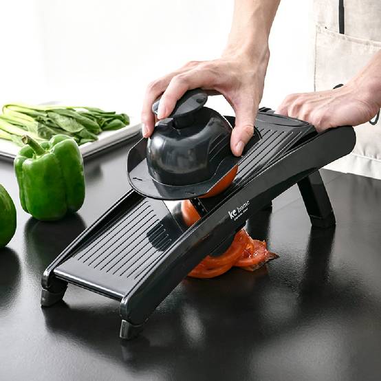 Fackelmann 45293 Mandoline Professionnelle Inox - Mini Mandoline De Cuisine Pour Légumes Et Crudités - 17,5 X 10,5 X 1,8 Cm