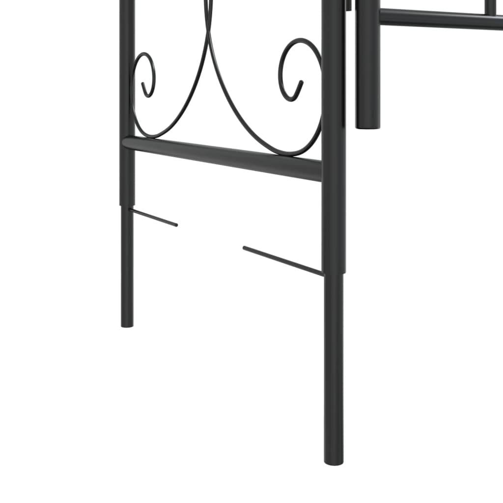 Tonnelle Arche Jardin Métal pour Rosiers et Vignes Design Classique Noir - ComfortXL Outdoor Living - Image 9