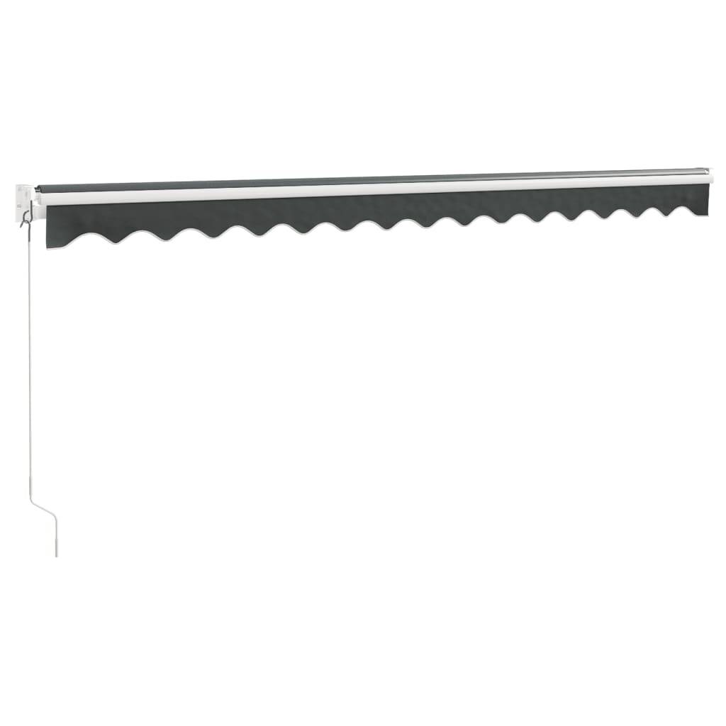 Auvent Store Banne Aluminium Jardin Terrasse Protection Solaire 4x3m Anthracite - ComfortXL Outdoor Living - Image 6