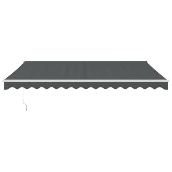 Auvent Store Banne Aluminium Jardin Terrasse Protection Solaire 4x3m Anthracite - ComfortXL Outdoor Living - Image 3