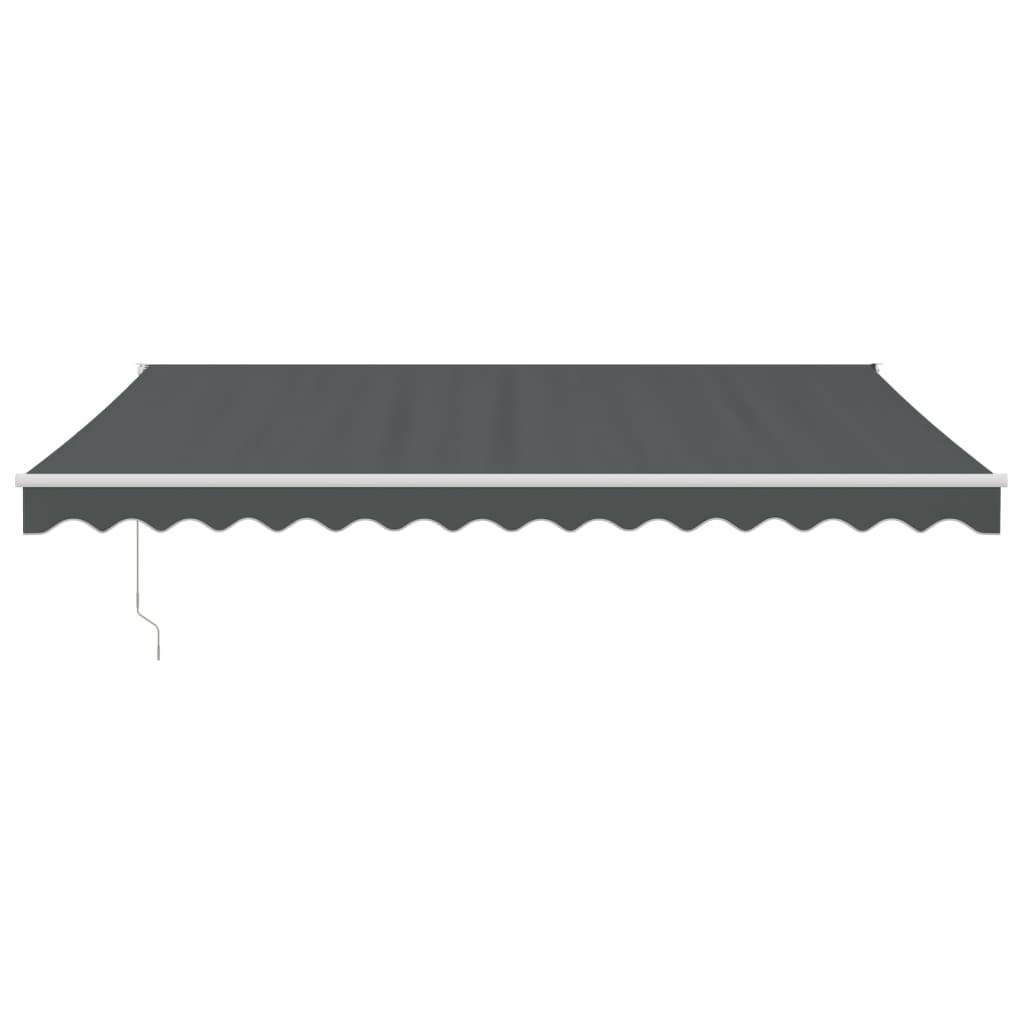 Auvent Store Banne Aluminium Jardin Terrasse Protection Solaire 4x3m Anthracite - ComfortXL Outdoor Living - Image 3