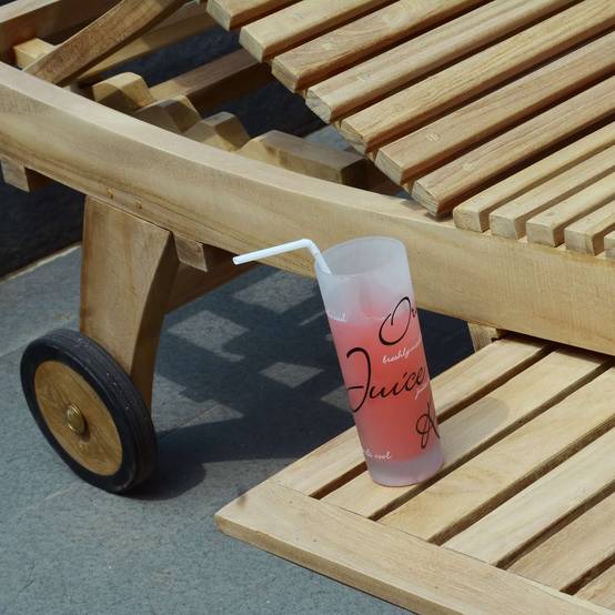 Bain de Soleil en teck massif Beverly - TECK'Attitude - Imagen 5