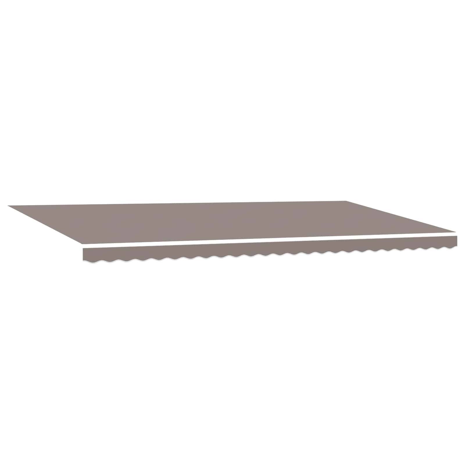 Vidaxl - Toile de rechange pour store banne 6x3,5 m Gris clair Polyester vidaXL 42000595 - Image 2