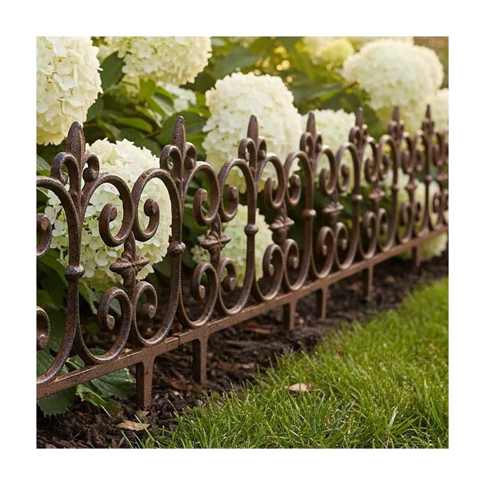 Esschert Design - Bordure de jardin en fonte Valentine Lot de 48 - Imagen 2