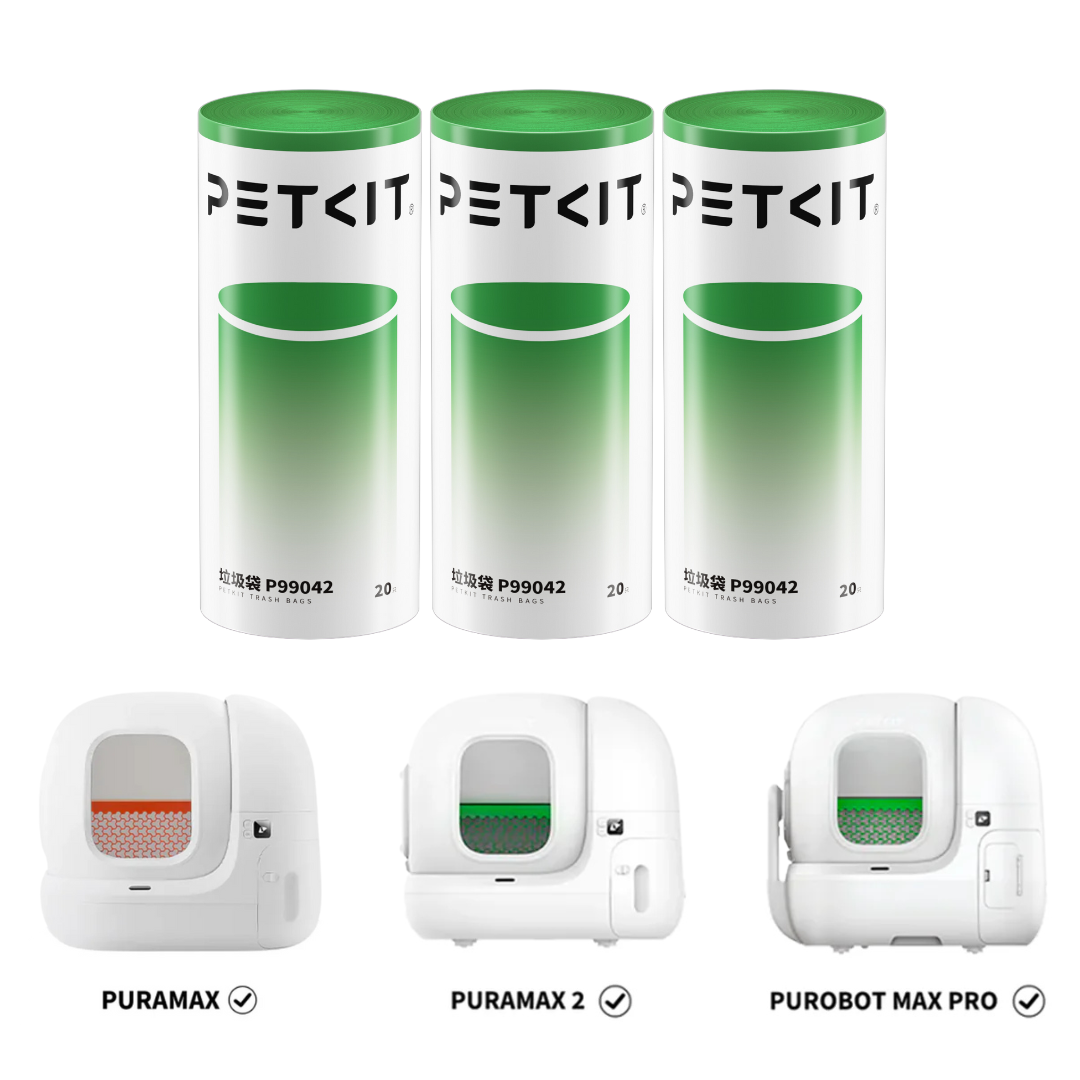 Sacs poubelles pour litière PuraMax et Purobot Max PETKIT lot de 3 rouleaux