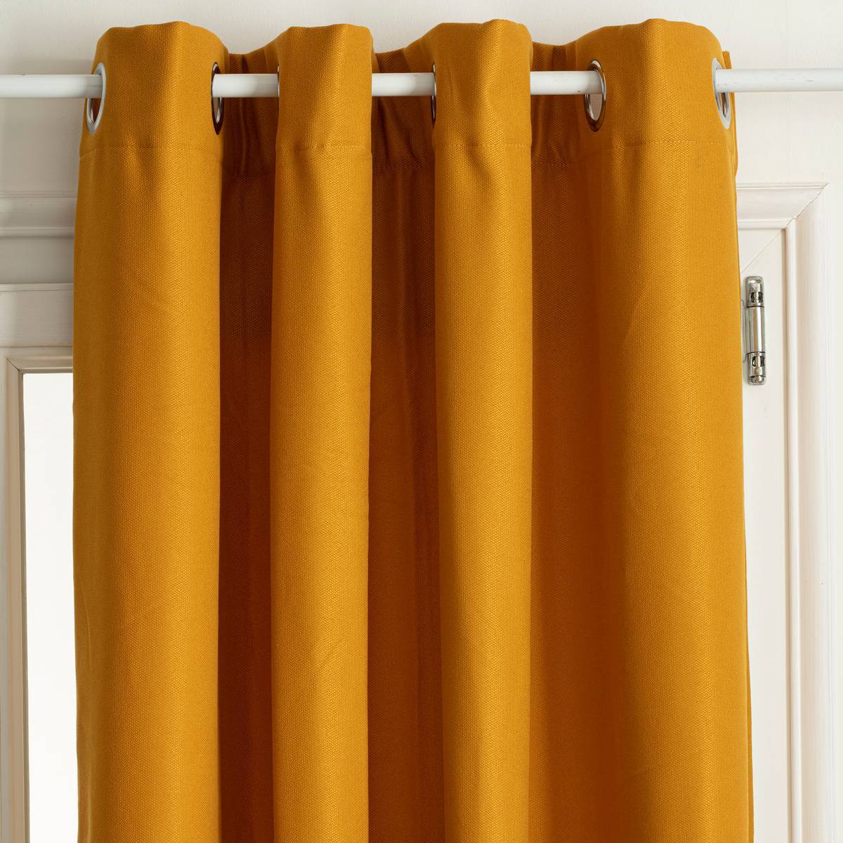 Atmosphera - Rideau isolant "Isa" jaune moutarde 140x260cm - Atmosphera Créateur d'intérieur - Imagen 2