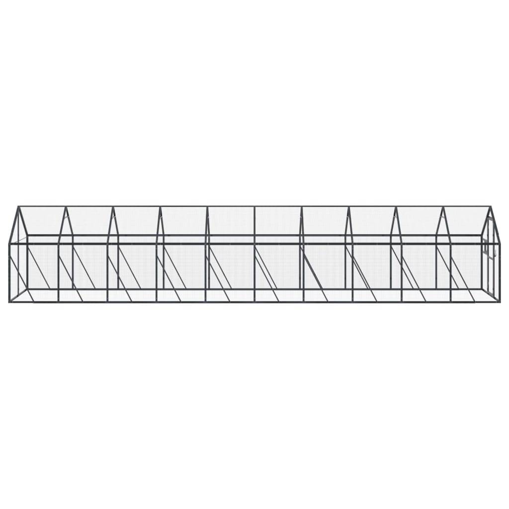 Volière Immense Aluminium Parcours Vol Anthracite 179x1000cm - ComfortXL Outdoor Living - Image 4